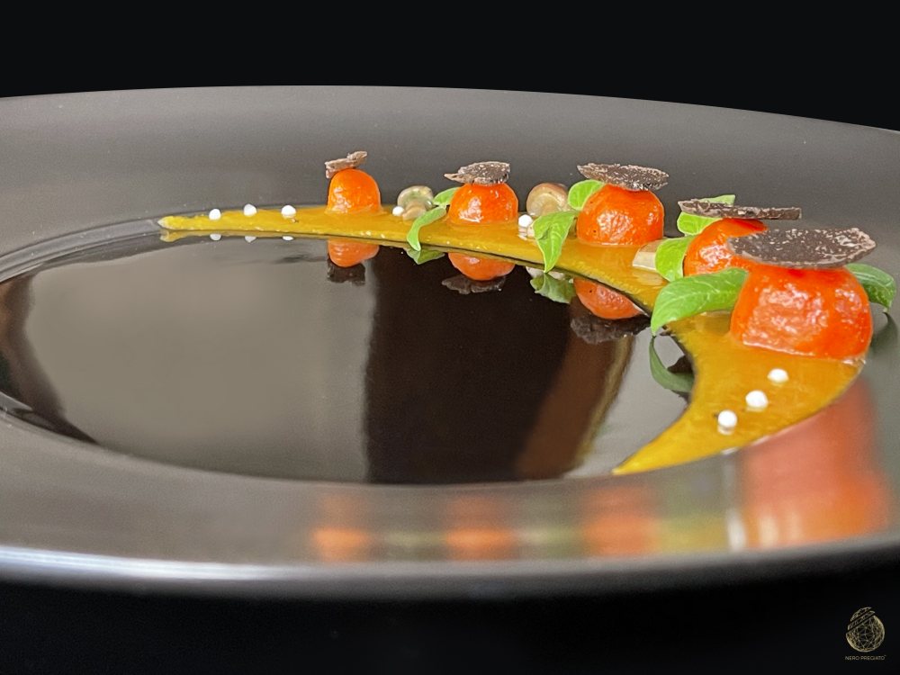 Gnocchi di zucca con Tartufo Nero Pregiato