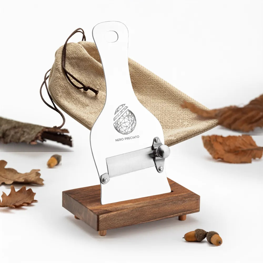 Affetta Tartufi Cromato inox lama Liscia
