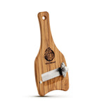 Affetta Tartufi in legno massello di Ulivo, lama Liscia