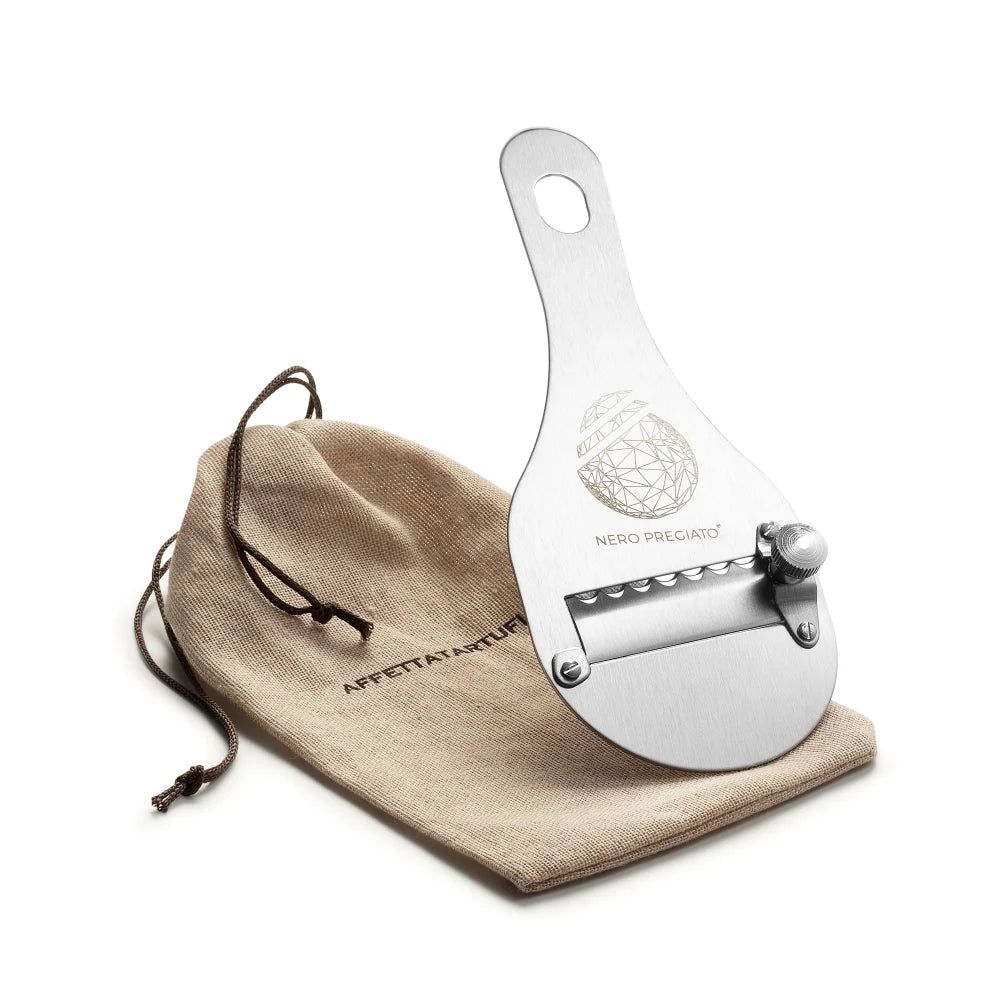 Affetta Tartufi inox lama Seghettata