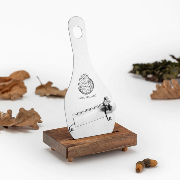 Affetta Tartufi inox lama Seghettata