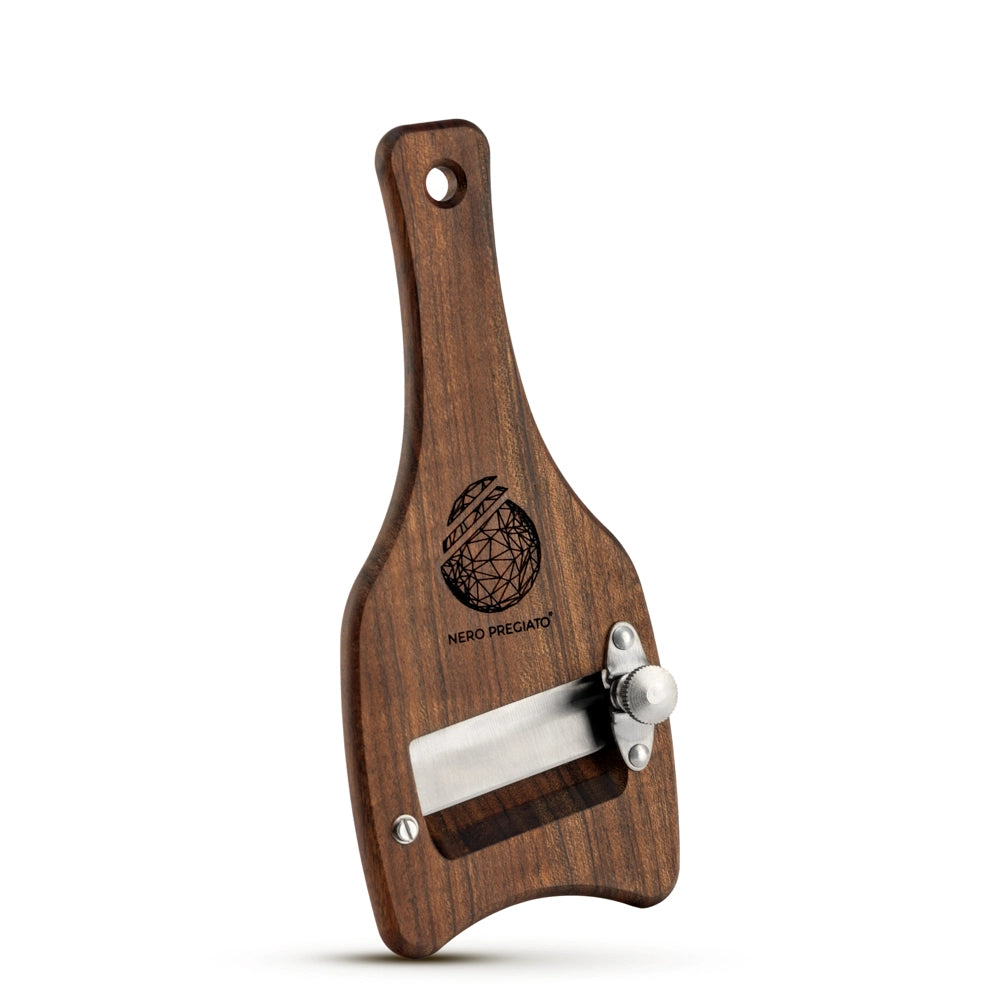 Affetta Tartufi in legno di Ovangkol, lama Liscia
