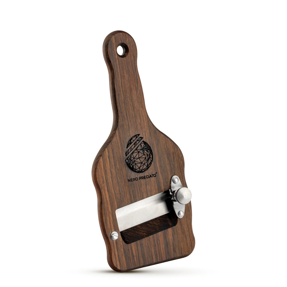 Affetta Tartufi in legno di Ovangkol, lama Liscia