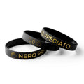 Braccialetto NERO PREGIATO