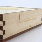 Cofanetto in legno, Coltello, Spazzolino, Affetta Tartufi inox