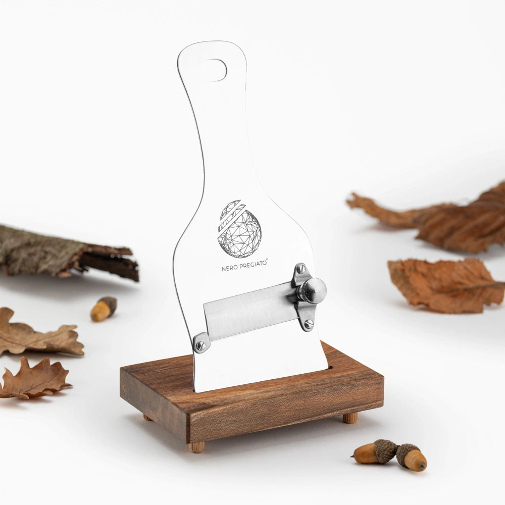 Affetta Tartufi Cromato inox lama Liscia