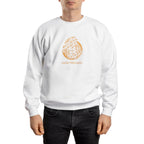 Felpa girocollo unisex bianca