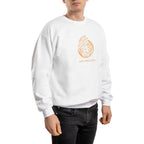 Felpa girocollo unisex bianca