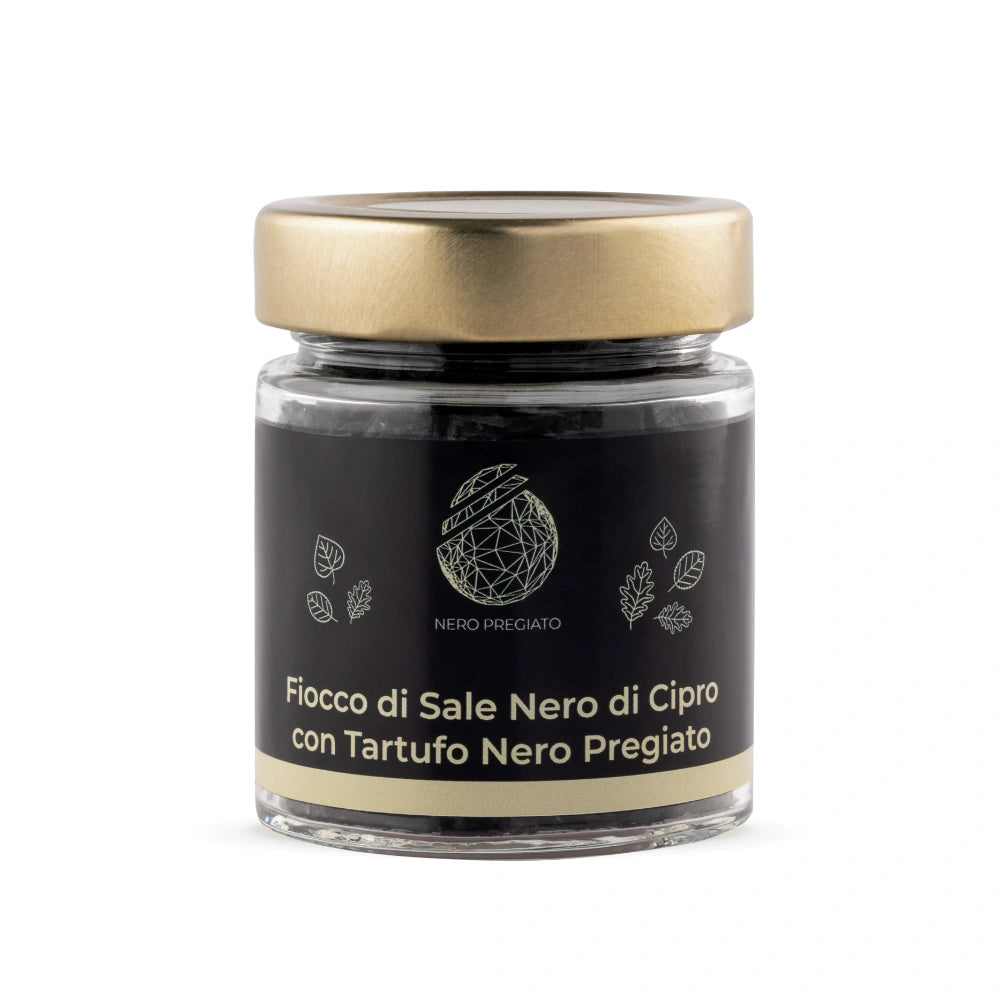 Fiocco di sale nero di Cipro con Tartufo Nero Pregiato 75 gr
