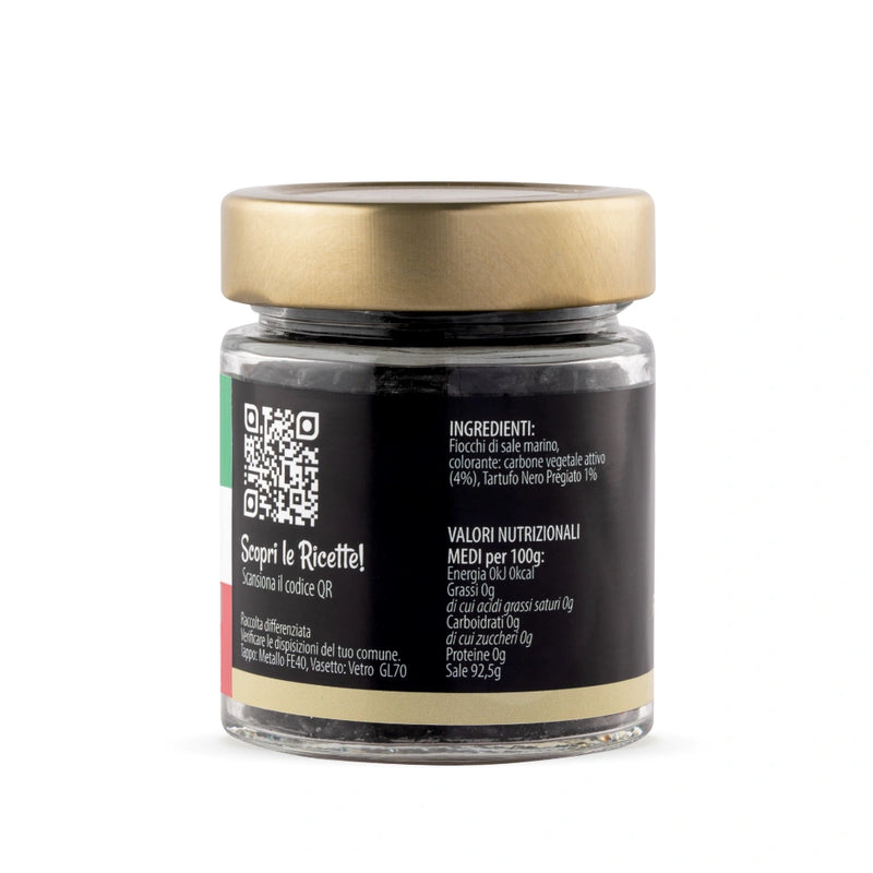 Fiocco di sale nero di Cipro con Tartufo Nero Pregiato 75 gr