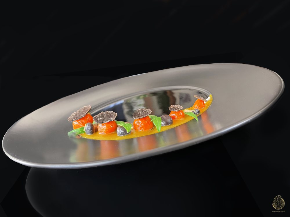 Kürbisgnocchi mit Edelschwarzem Trüffel