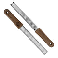 Grattugiatartufi in acciaio inox, manico in legno con taglio semi fine