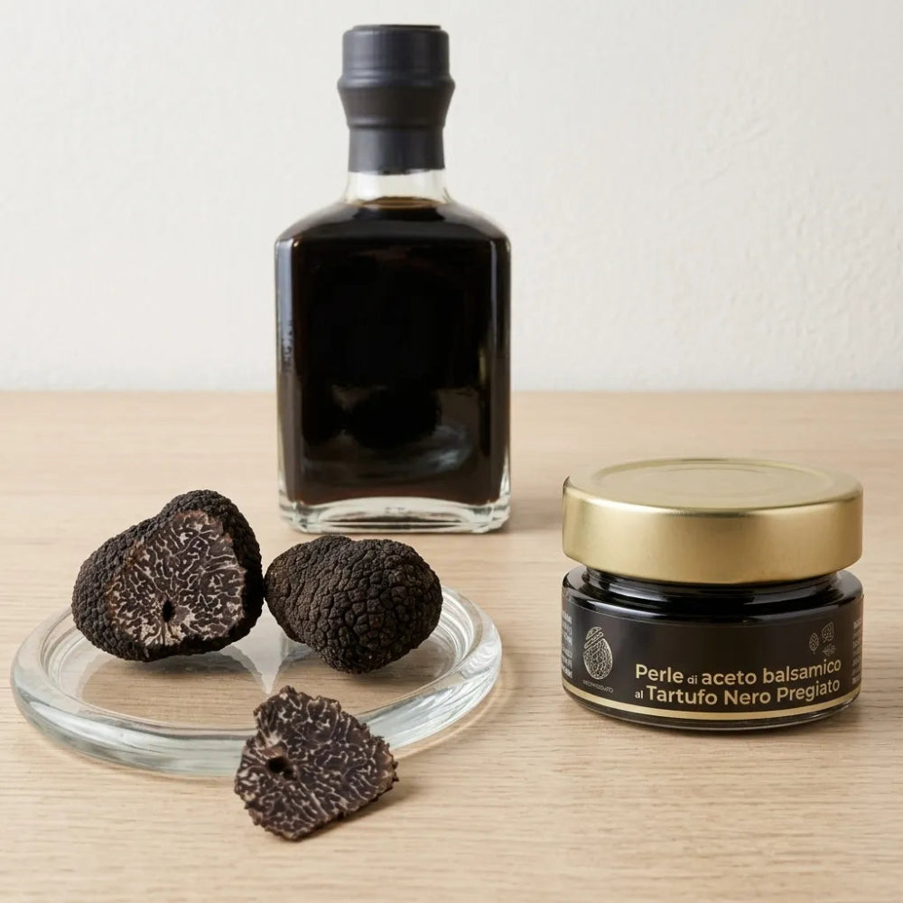 Perle di Tartufo Nero Pregiato all'aceto balsamico di Modena