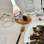 Servi Tartufi e Affetta Tartufi inox lama Liscia
