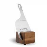 Affettatartufi XFETTA Cubo base in legno di noce