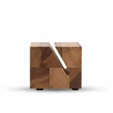 lato Cubo base in legno di noce per affetta tartufi XFETTA