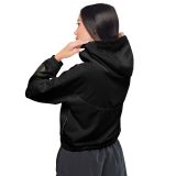 all over print womens cropped windbreaker black back 65e0b52609df8