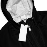 all over print womens cropped windbreaker black product details 65e0b526097dc