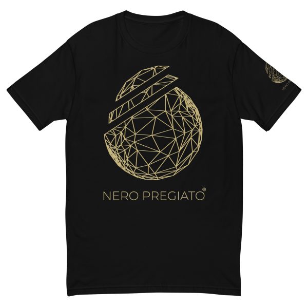 mens fitted t shirt black front 65e079361b944