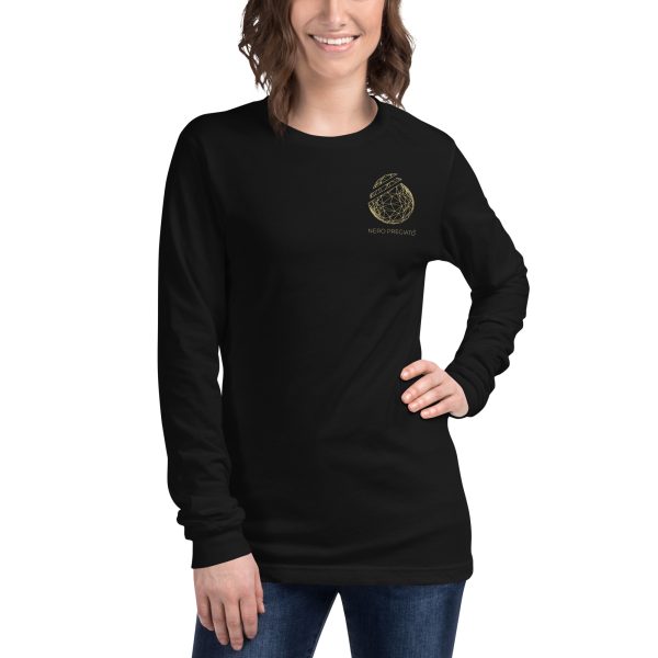 unisex long sleeve tee black front 65e07d44b92d5