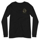 unisex long sleeve tee black front 65e07d44b945c
