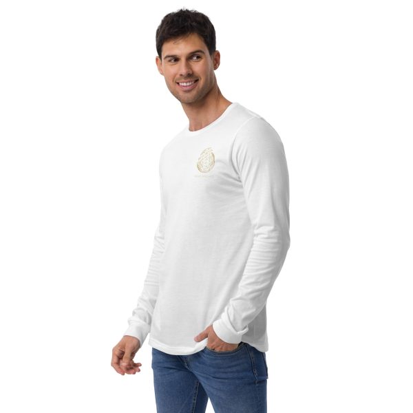 unisex long sleeve tee white left front 65e07d44b9fcc