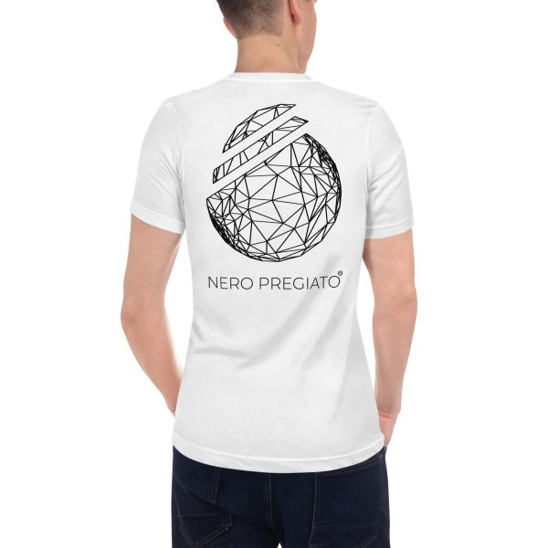 unisex v neck tee white back 65e07a706ef1f