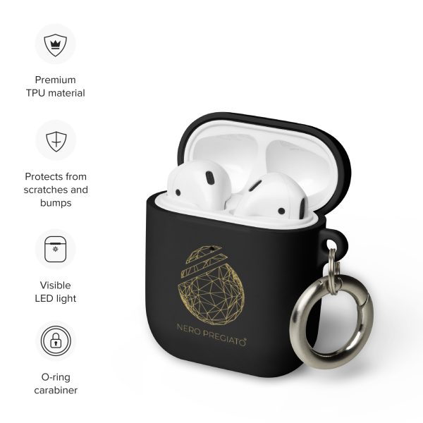 rubber case for airpods black airpods front 65e20311cf1fc