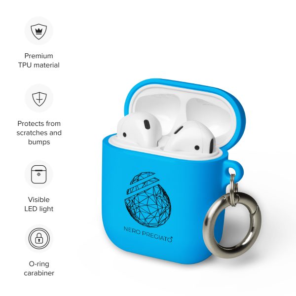 rubber case for airpods blue airpods front 65e204c7b828f