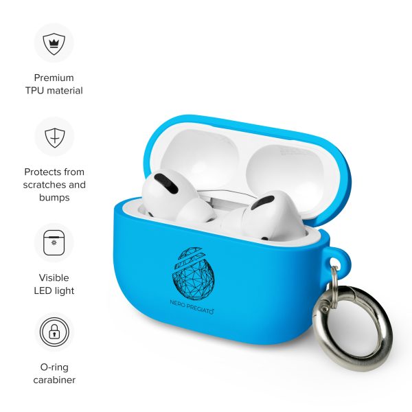 rubber case for airpods blue airpods pro front 65e204c7b833b