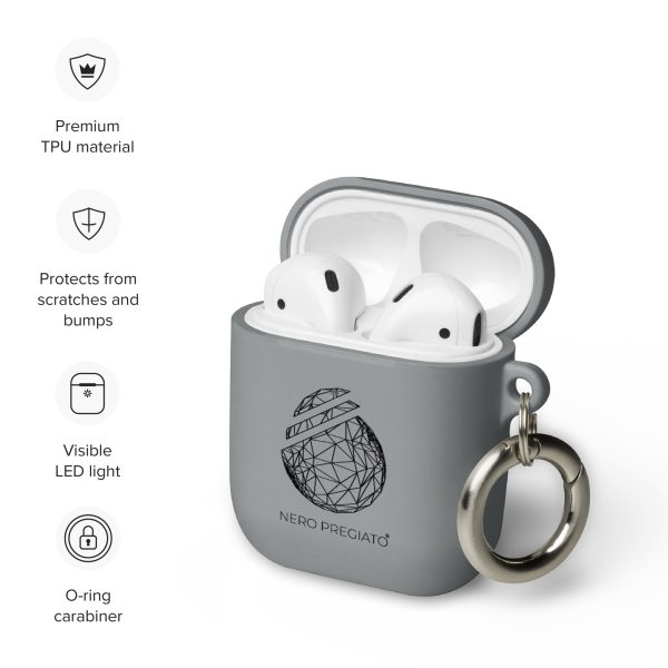 rubber case for airpods grey airpods front 65e204c7b83d7