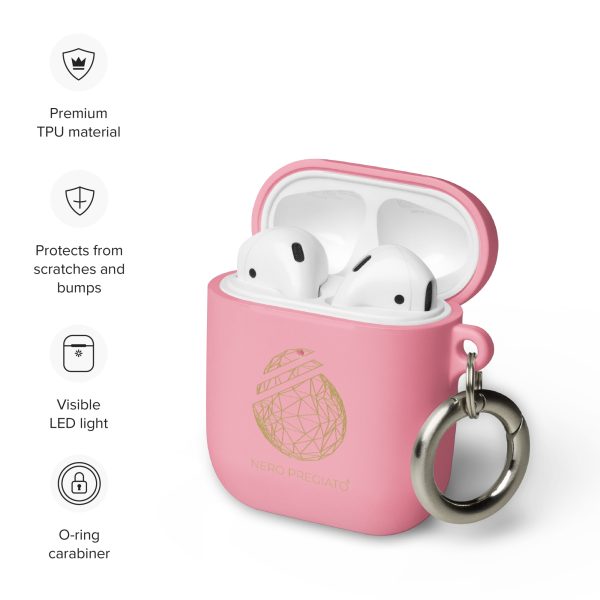 rubber case for airpods pink airpods front 65e20311cf776