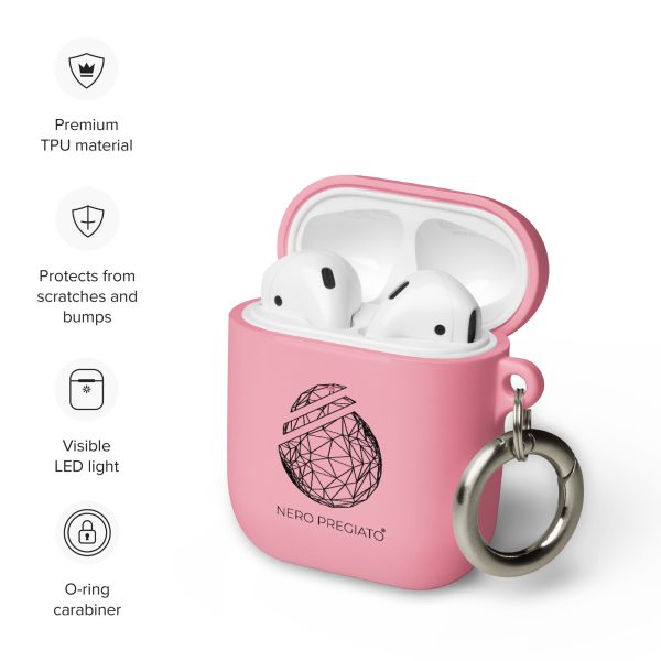 rubber case for airpods pink airpods front 65e204c7b878d