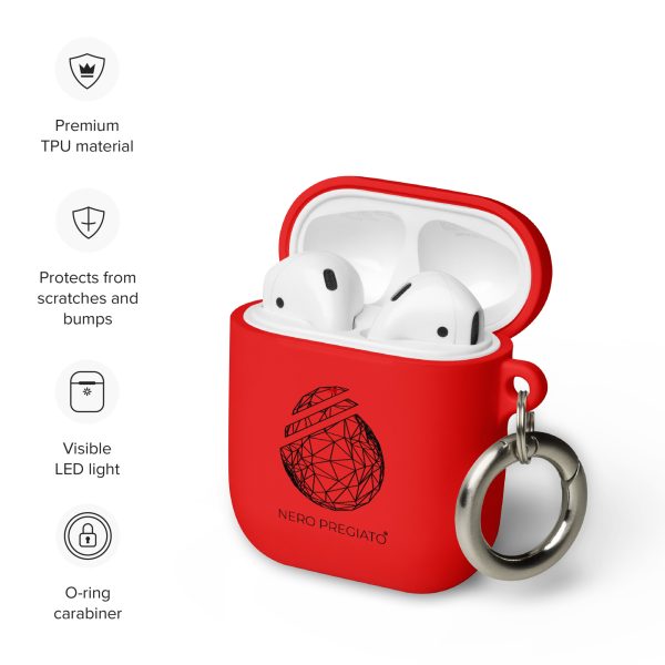 rubber case for airpods red airpods front 65e204c7b80fa