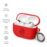 rubber case for airpods red airpods pro front 65e204c7b81e7