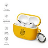 rubber case for airpods yellow airpods pro front 65e204c7b8691