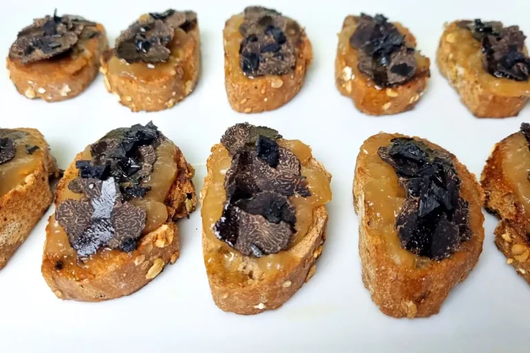 Bruschetta al Tartufo e Marmellata alle Pere