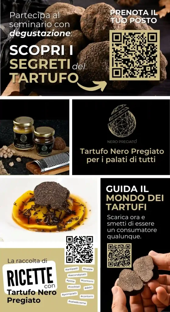 tartufo nero pregiato Pubblicita Brescia a Tavola