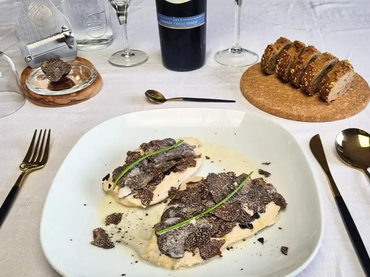 Scaloppine di pollo al Tartufo Nero Pregiato