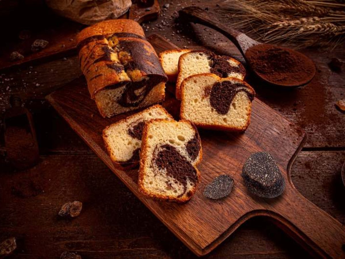 Torta cacao e vaniglia morbidissima con Tartufo Nero Pregiato